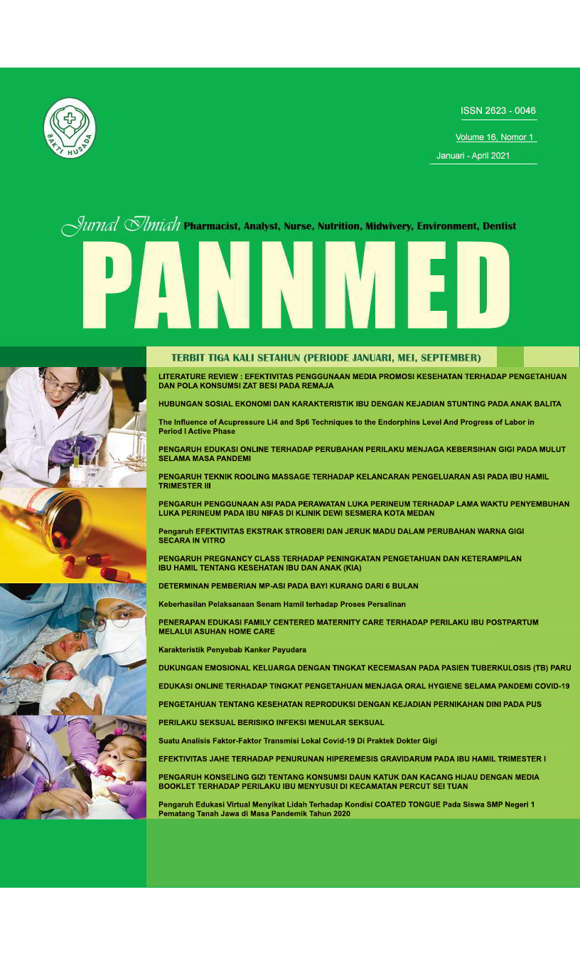 					Lihat Vol 16 No 1 (2021): Jurnal Ilmiah PANNMED Periode Januari - April 2021
				